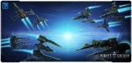 How many pairs of identical spaceships are in this image? How many pairs of identical spaceships are in this image?